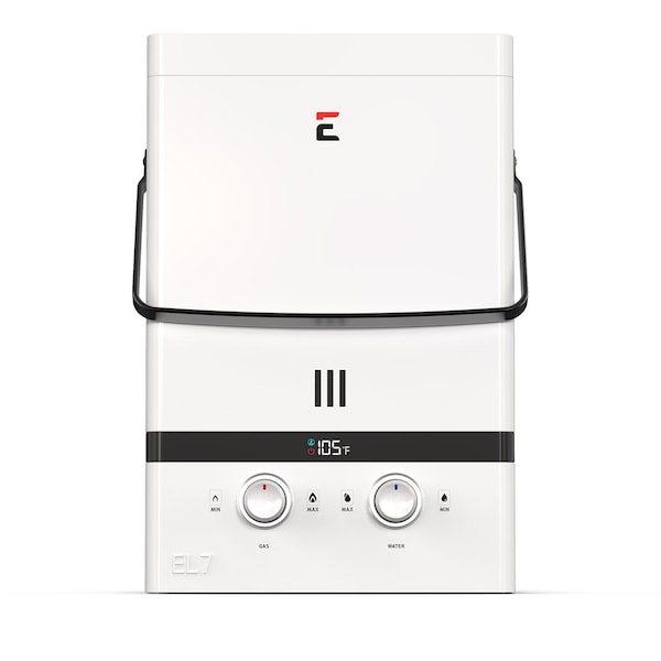 Eccotemp Luxe 1.85 GPM 52K BTU Outdoor Portable Tankless Water Heater with LED Display EL7 - main
